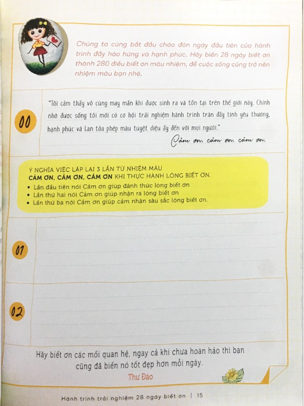 hành trình trải nghiệm 28 ngày biết ơn (2022)