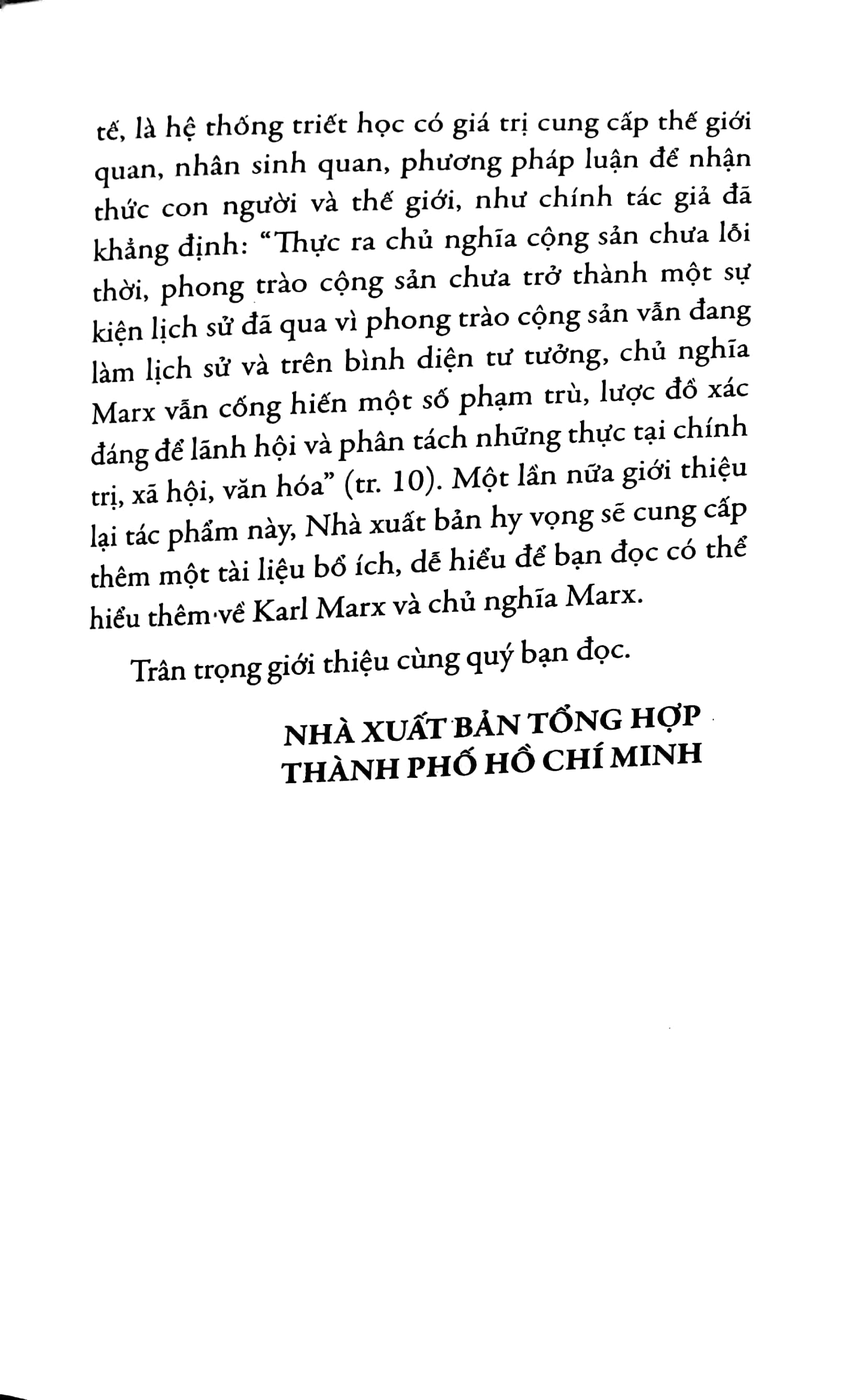 hành trình trí thức của karl marx