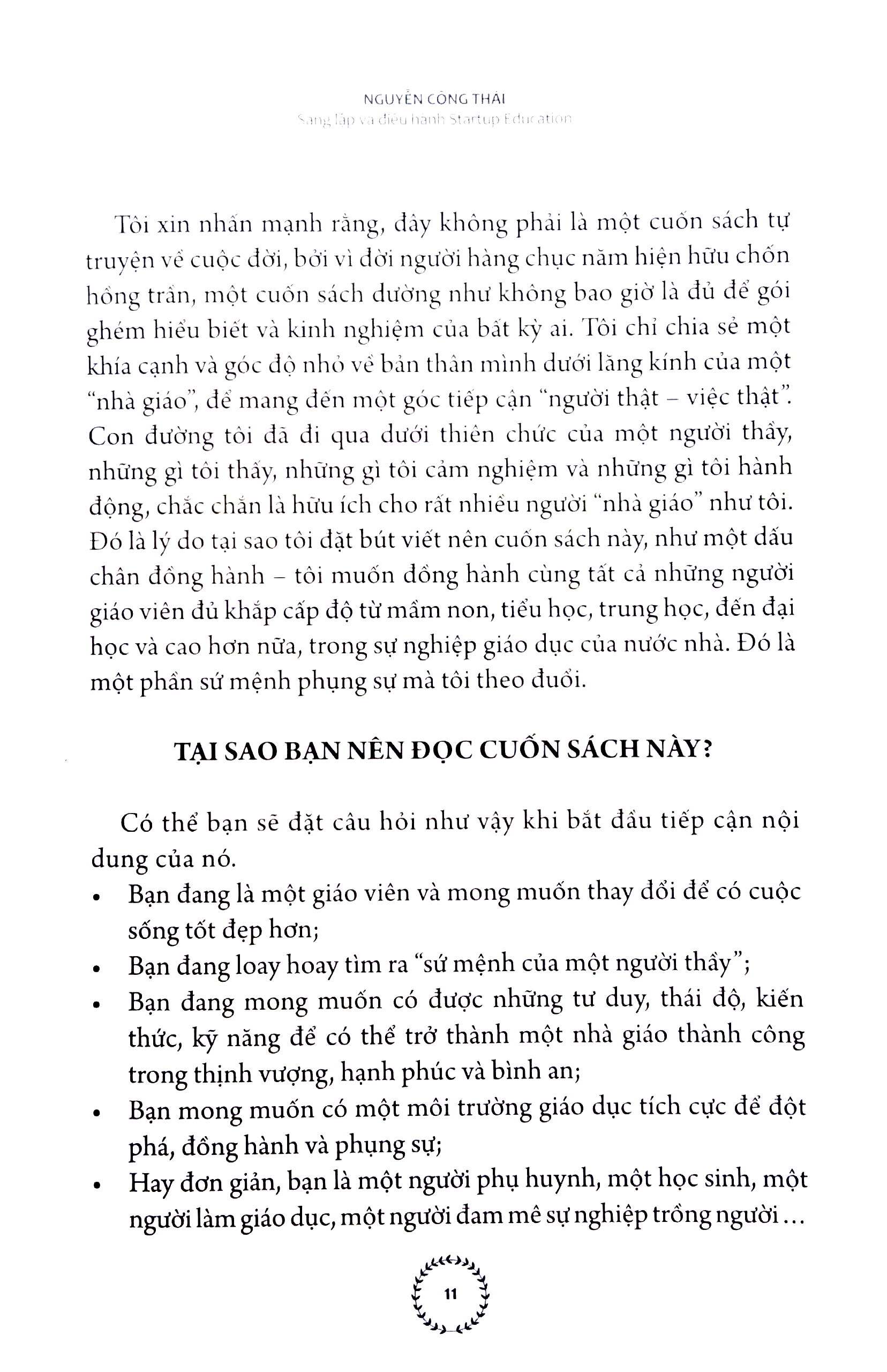 hành trình trở thành người giáo viên: hạnh phúc – thịnh vượng – bình an