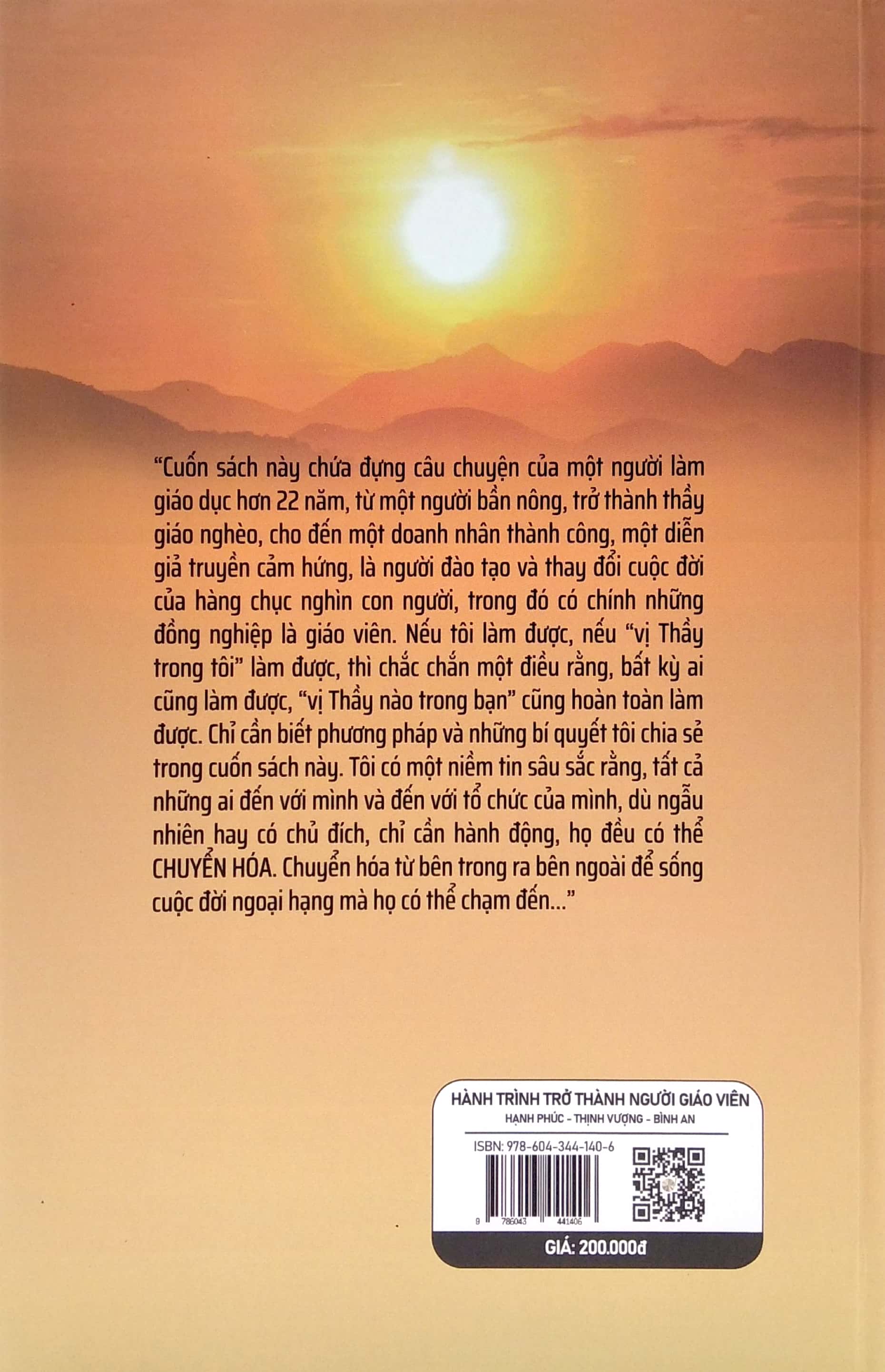 hành trình trở thành người giáo viên: hạnh phúc – thịnh vượng – bình an