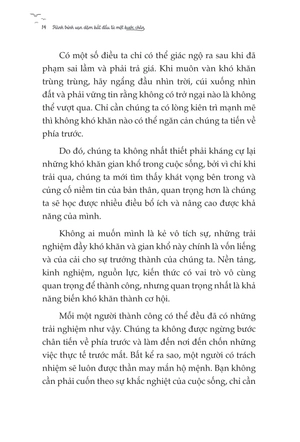 hành trình vạn dặm bắt đầu từ một bước chân