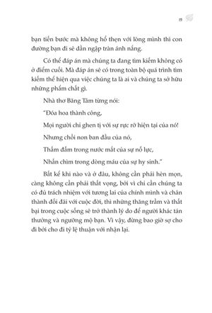 hành trình vạn dặm bắt đầu từ một bước chân