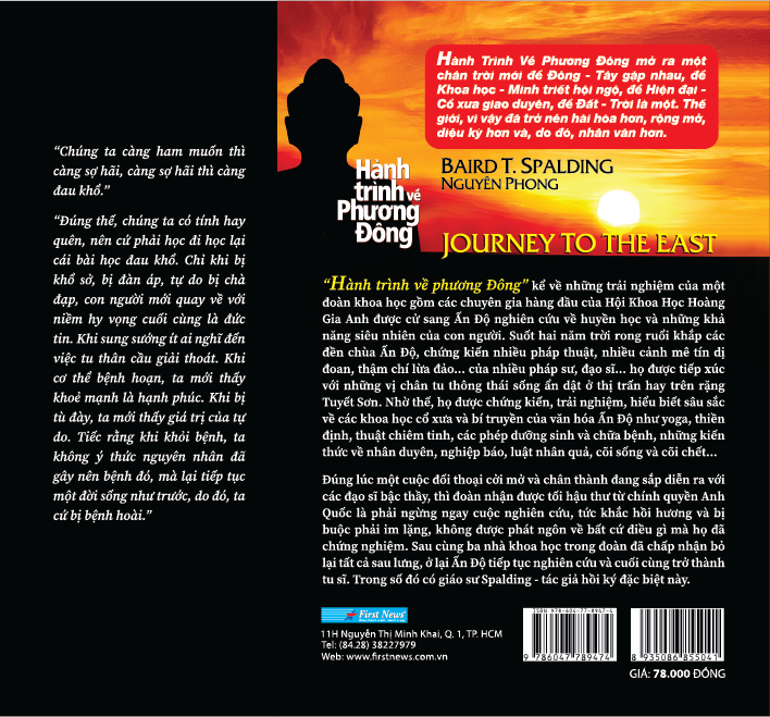 hành trình về phương đông (khổ nhỏ) - tái bản 2021