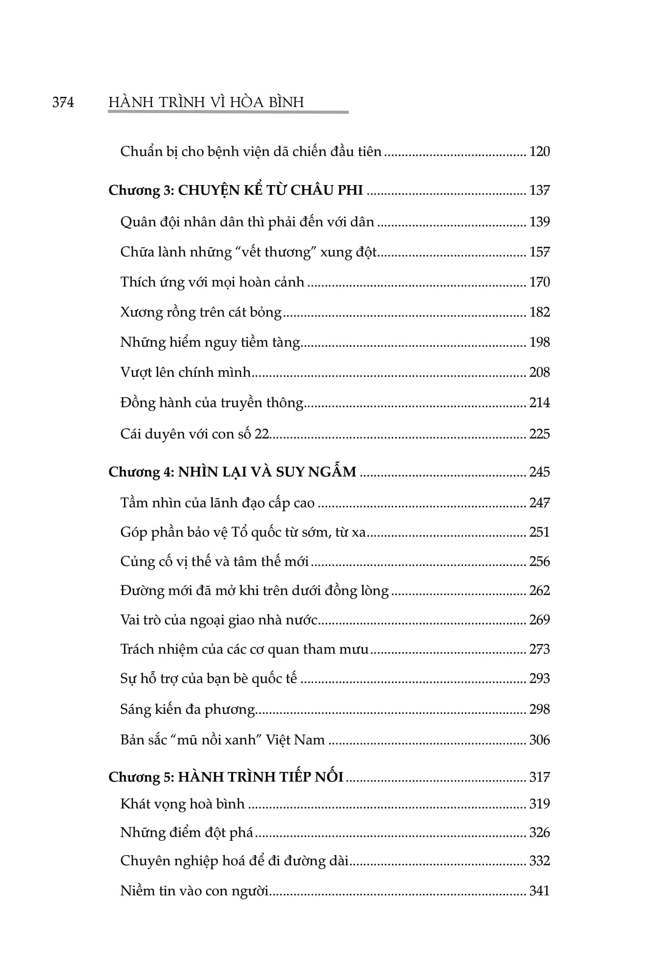 Hanh Trinh Vi Hoa Binh