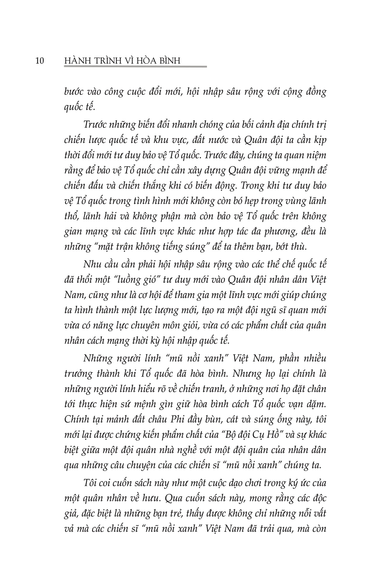 Hanh Trinh Vi Hoa Binh