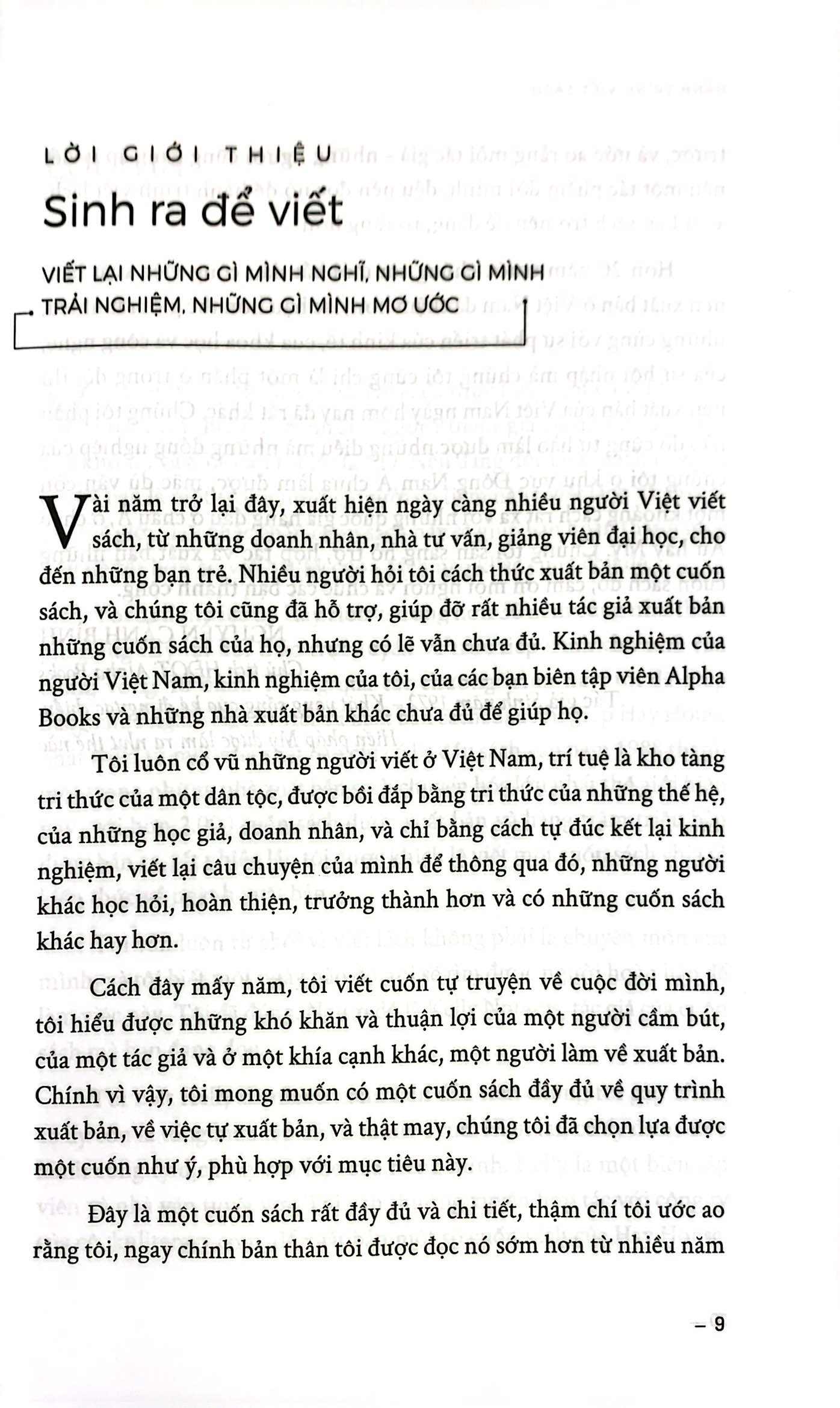 hành trình viết sách