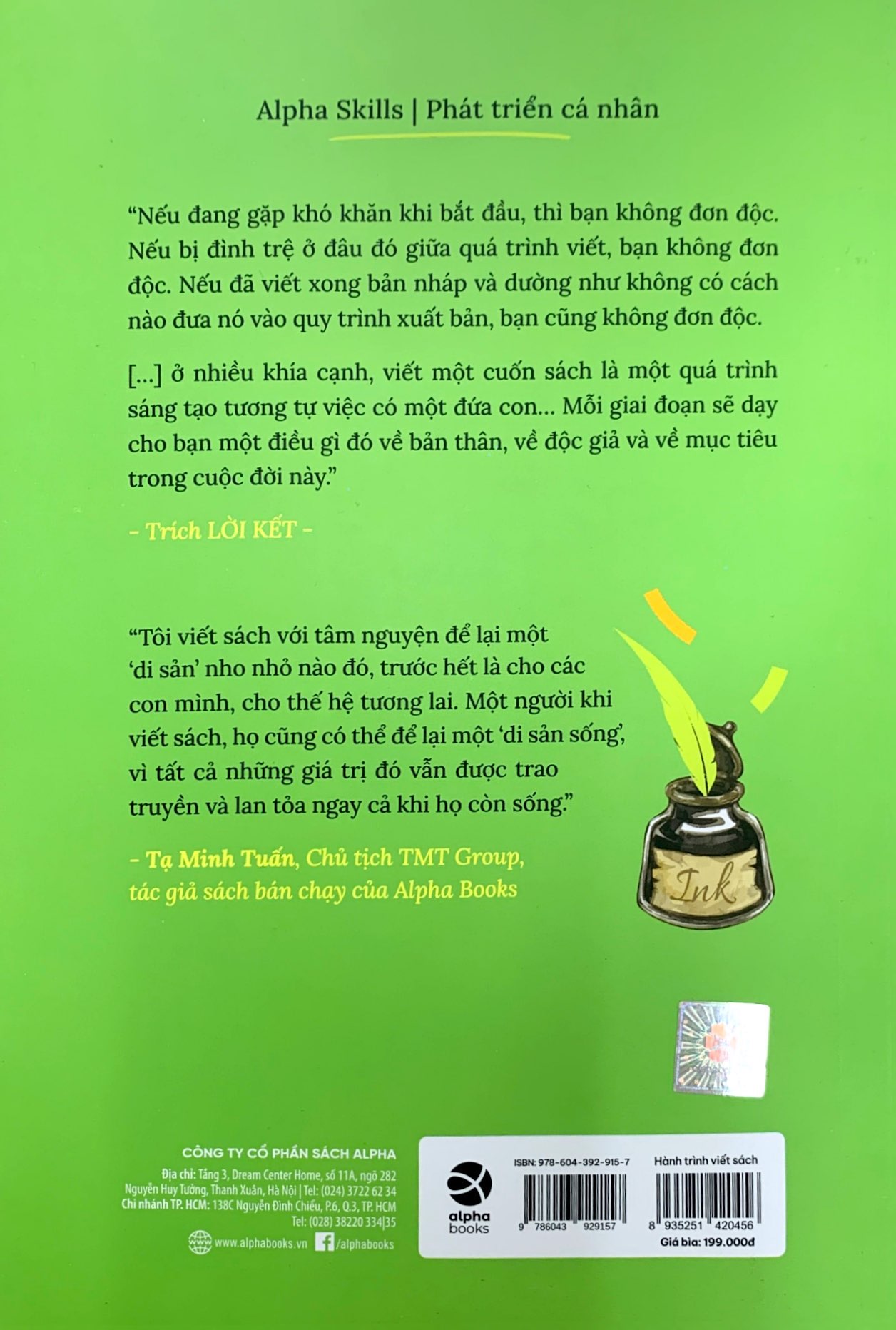 hành trình viết sách