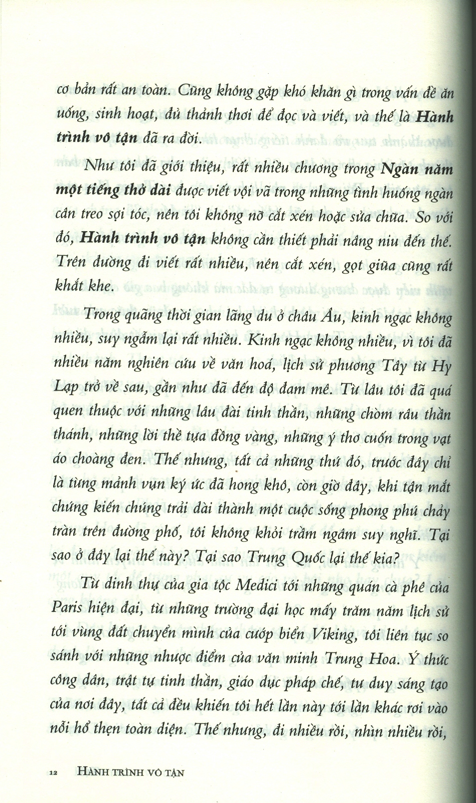 hành trình vô tận