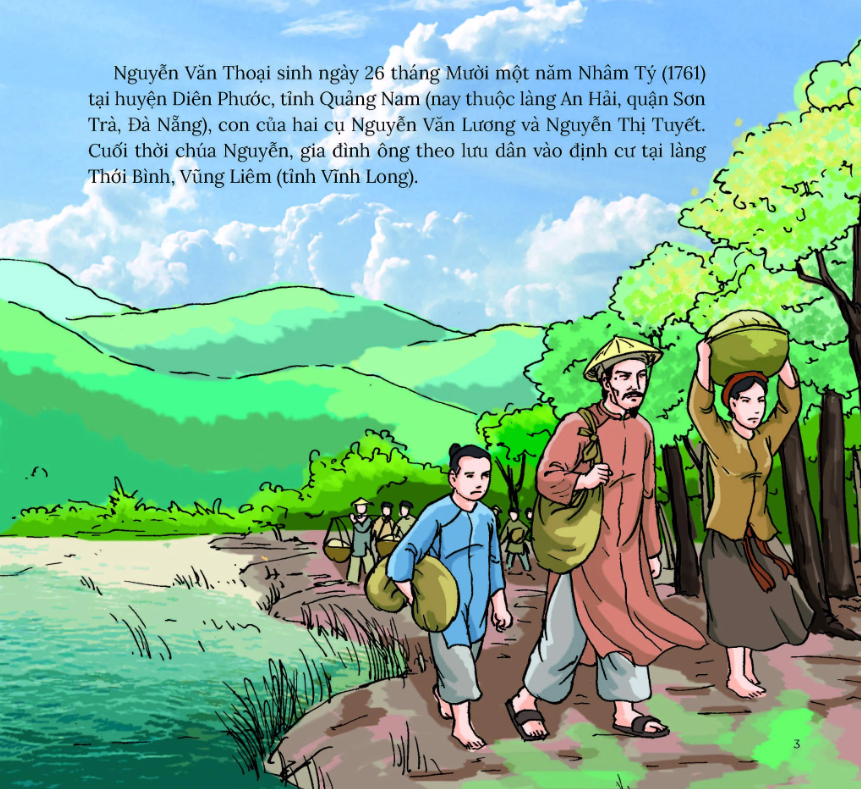 hào kiệt đất phương nam - nguyễn văn thoại - tên lưu cùng sông núi