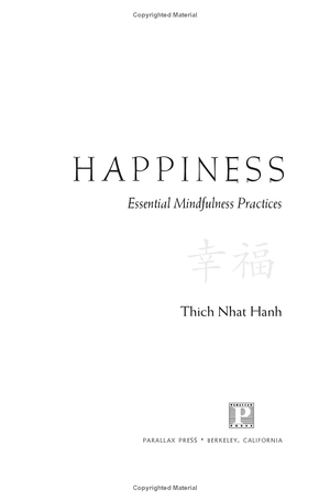 happiness - essential mindfulness practices