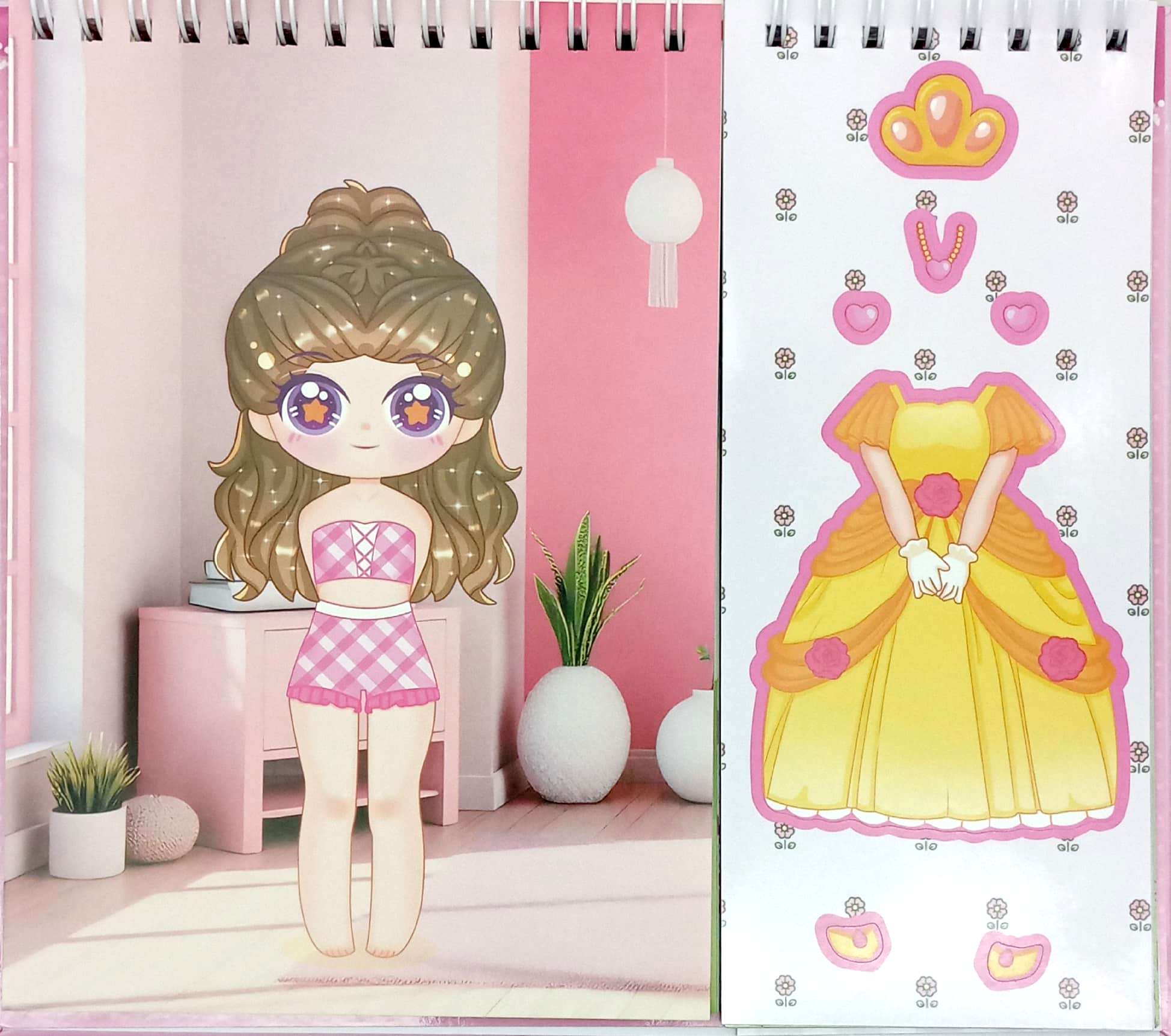 Happy Fashion Show - Cong Chua Kawaii - Hoc Vien Thoi Trang - Sticker Boc Dan Sang Tao