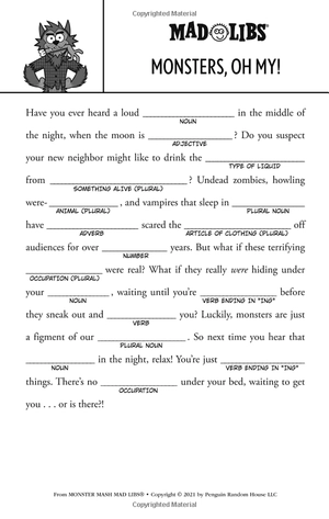 happy howl-o-ween mad libs: world's greatest word game