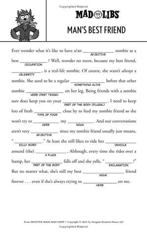 happy howl-o-ween mad libs: world's greatest word game