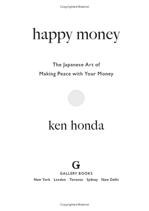 happy money: the japanese art of making peace with your money