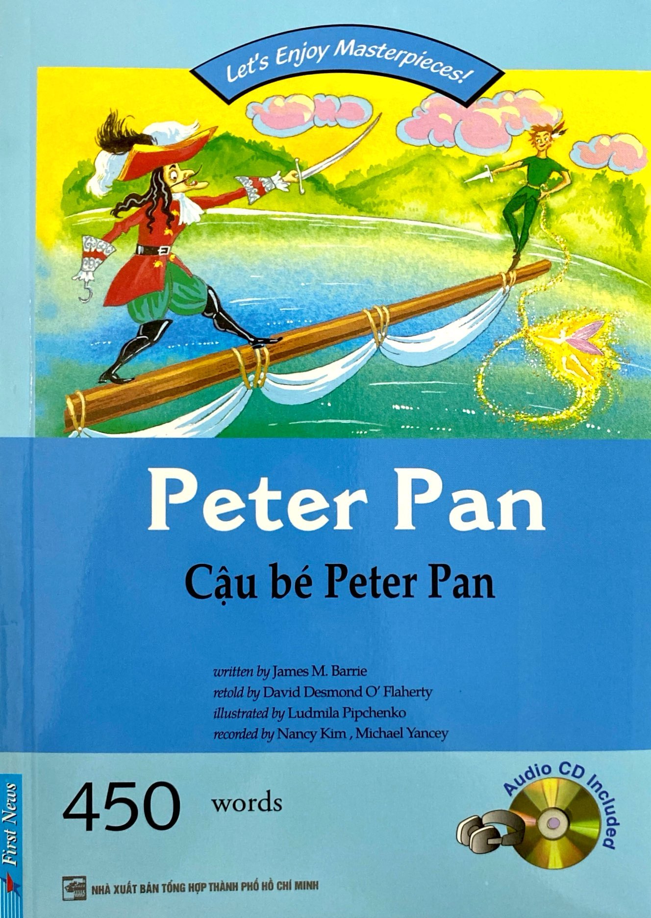 happy reader - cậu bé peter pan + 1cd (tái bản)
