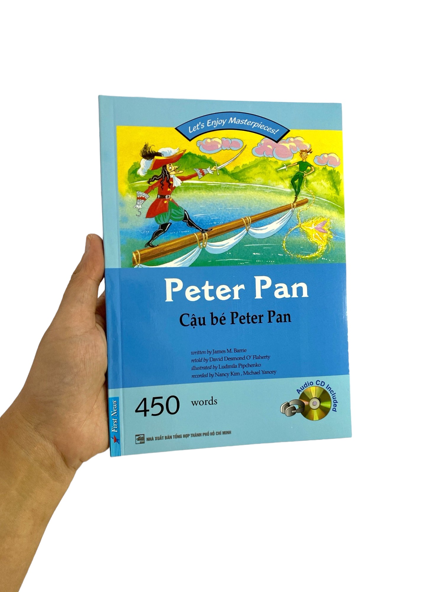 happy reader - cậu bé peter pan + 1cd (tái bản)