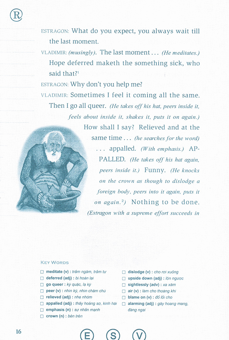 happy reader - chờ đợi godot (kèm 2 cd)