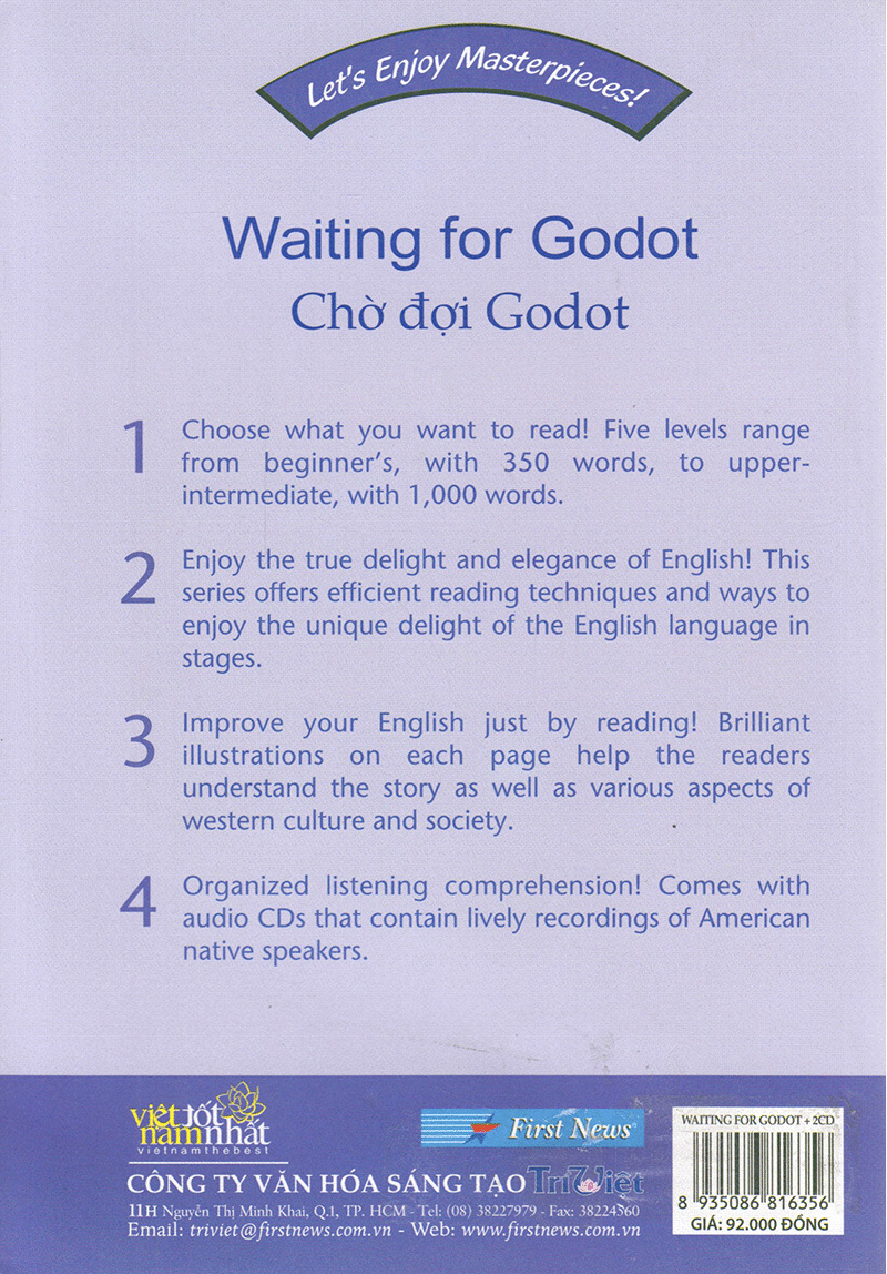 happy reader - chờ đợi godot (kèm 2 cd)