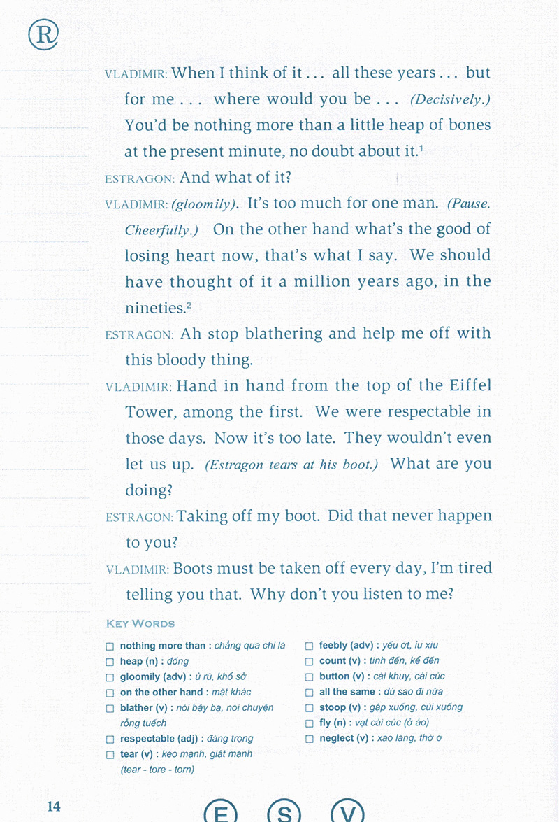 happy reader - chờ đợi godot (kèm 2 cd)