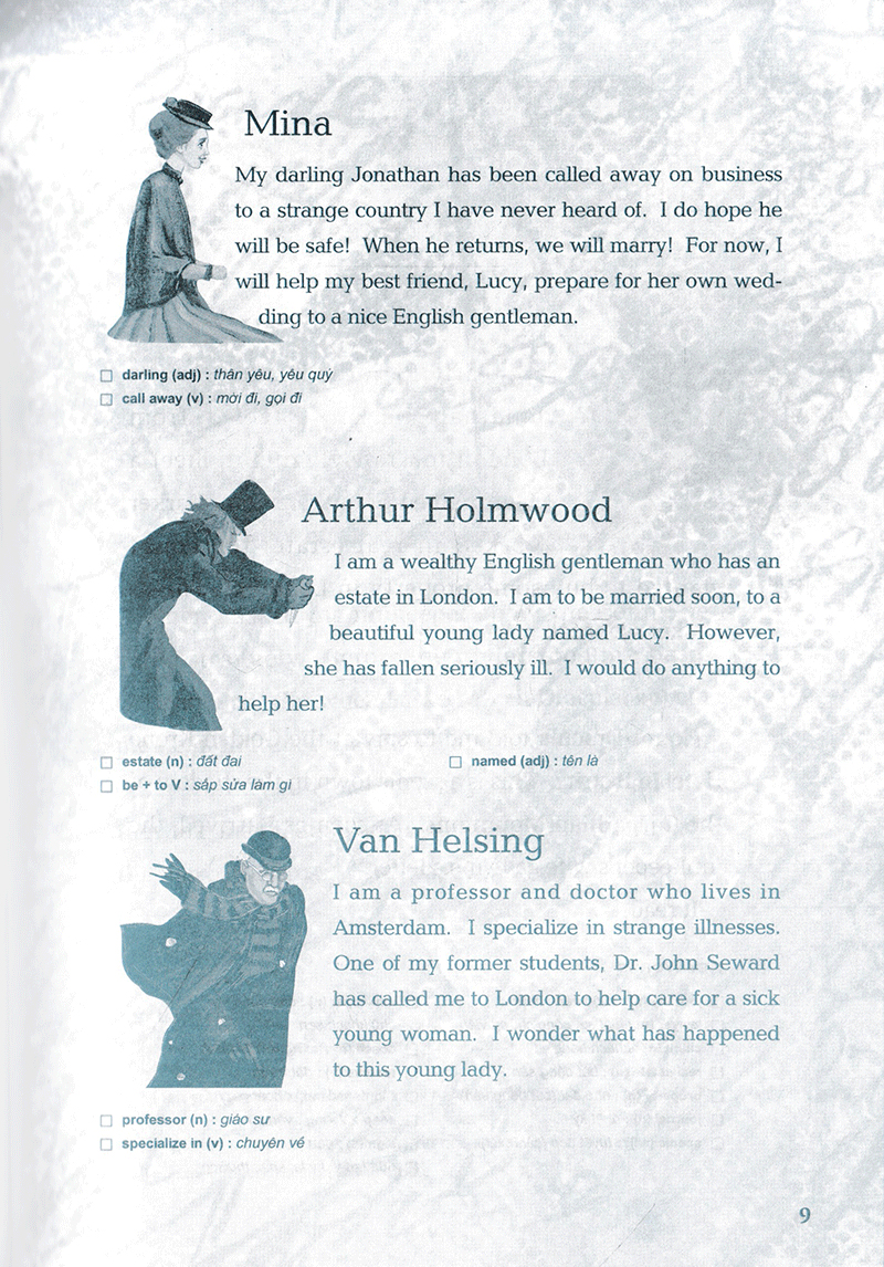 happy reader - dracula - bá tước dracula kèm cd