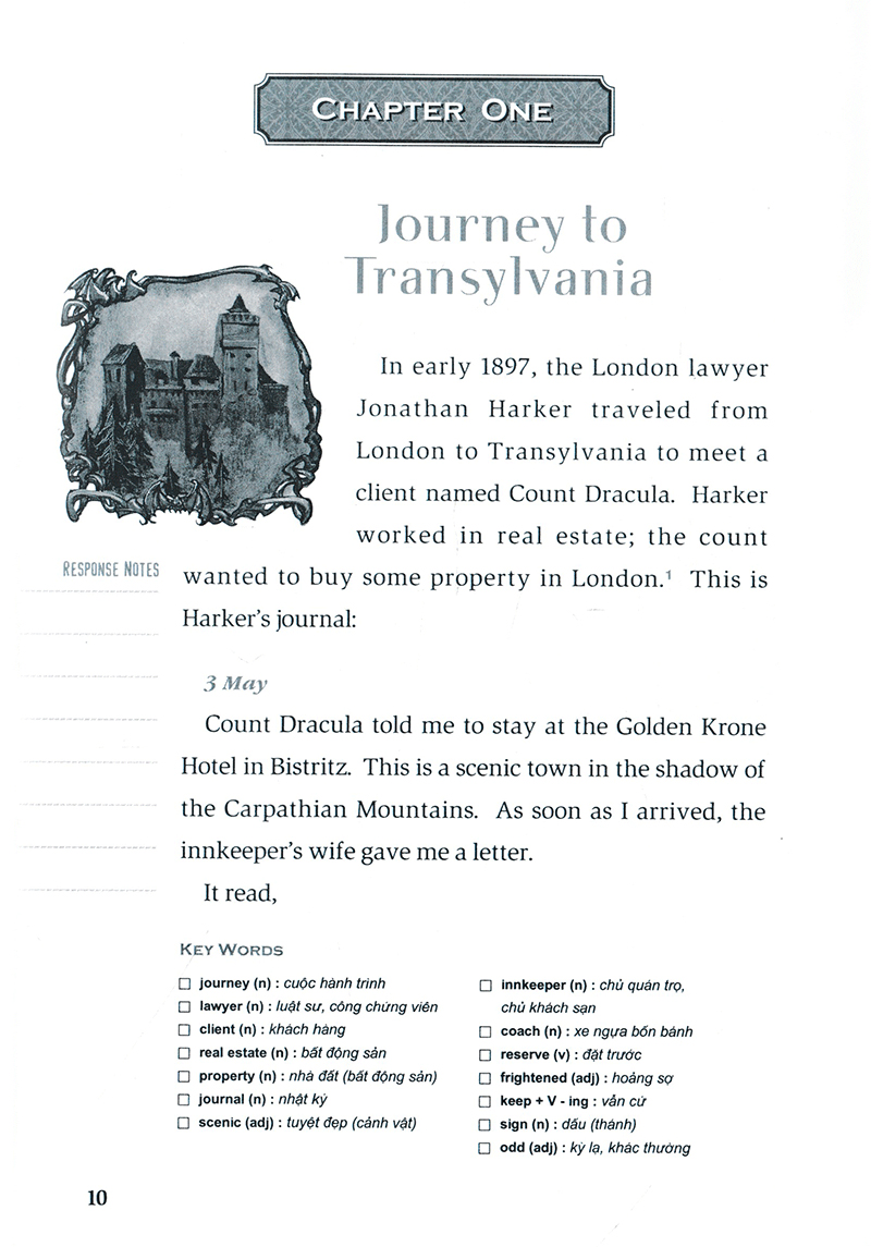 happy reader - dracula - bá tước dracula kèm cd