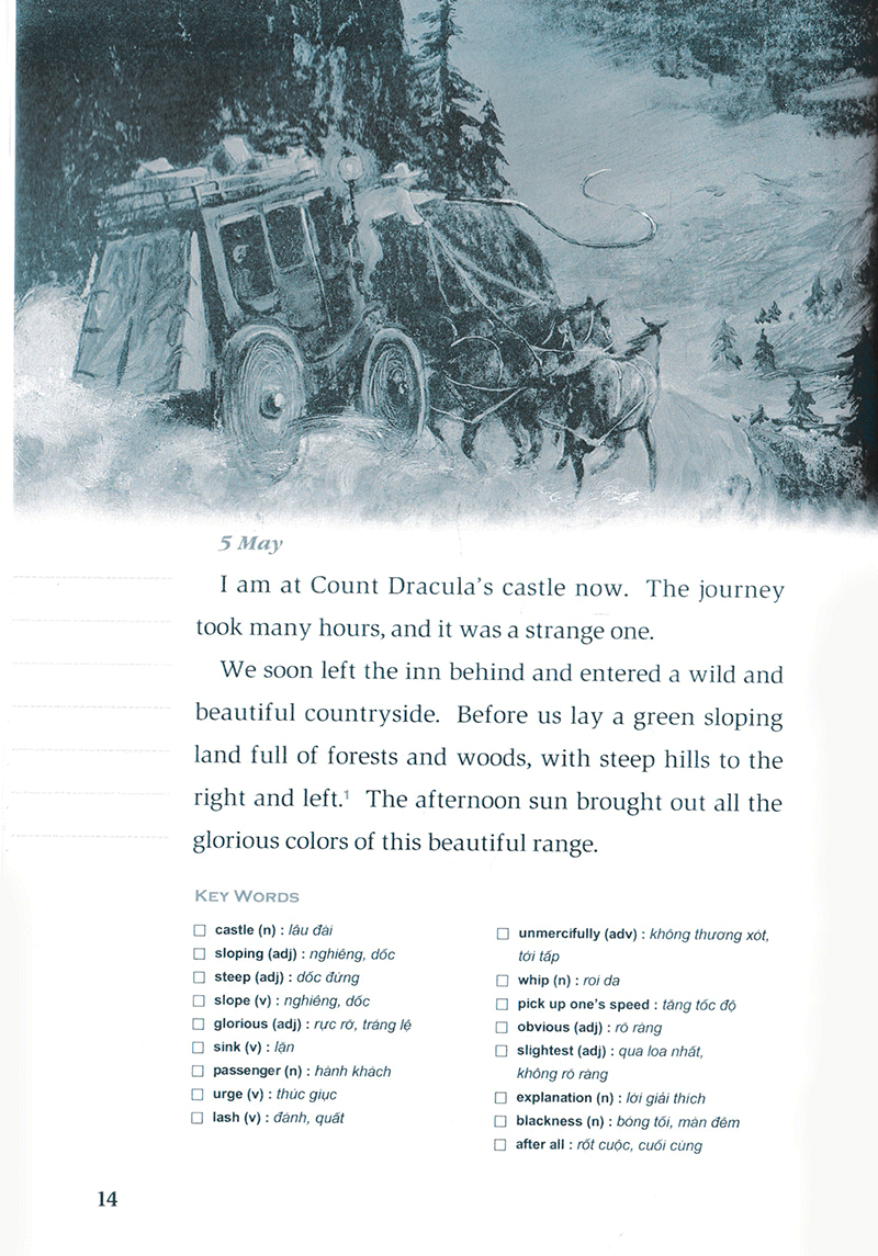 happy reader - dracula - bá tước dracula kèm cd