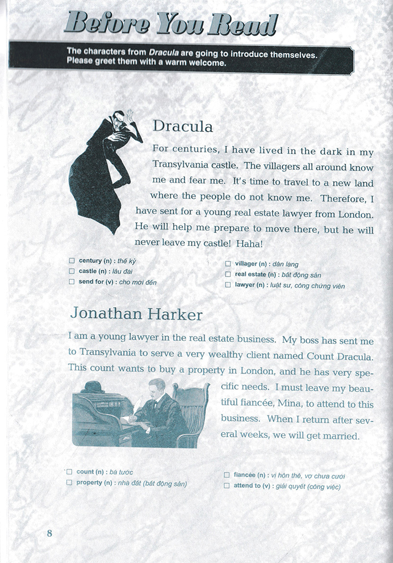 happy reader - dracula - bá tước dracula kèm cd