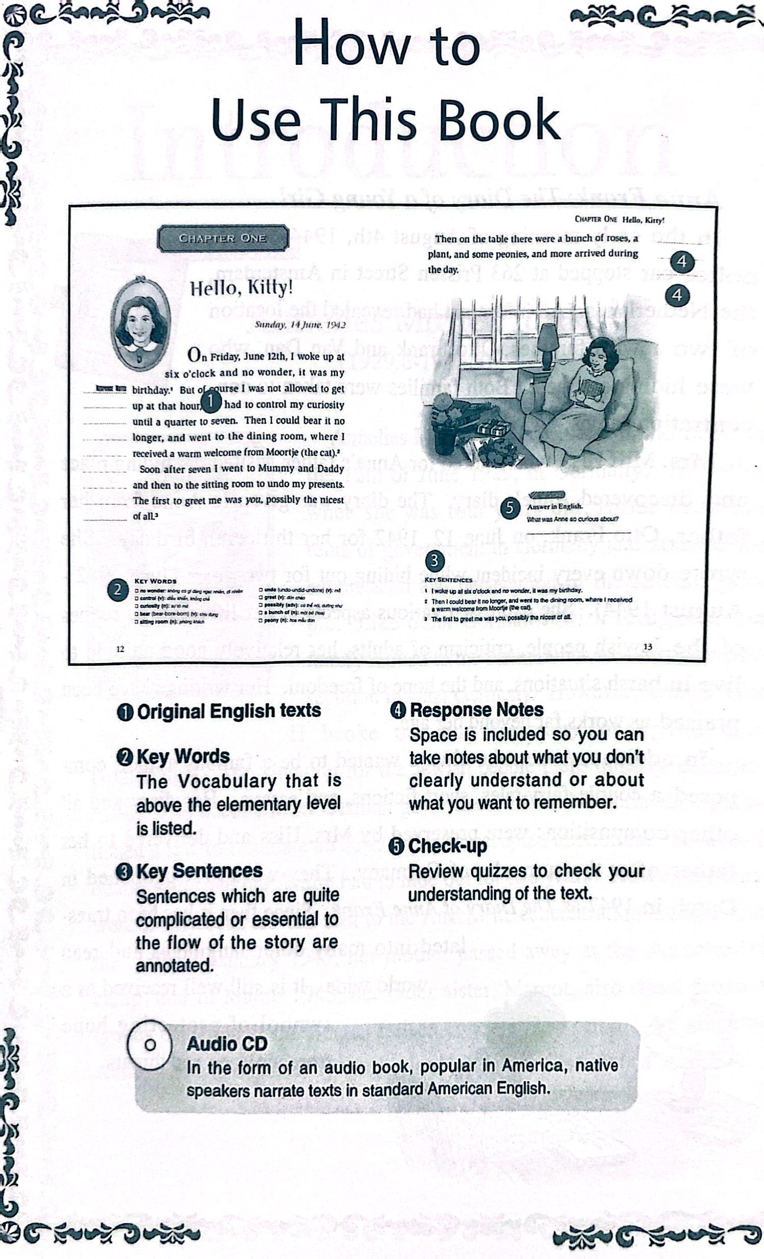 happy reader - nhật ký anne frank (kèm cd)