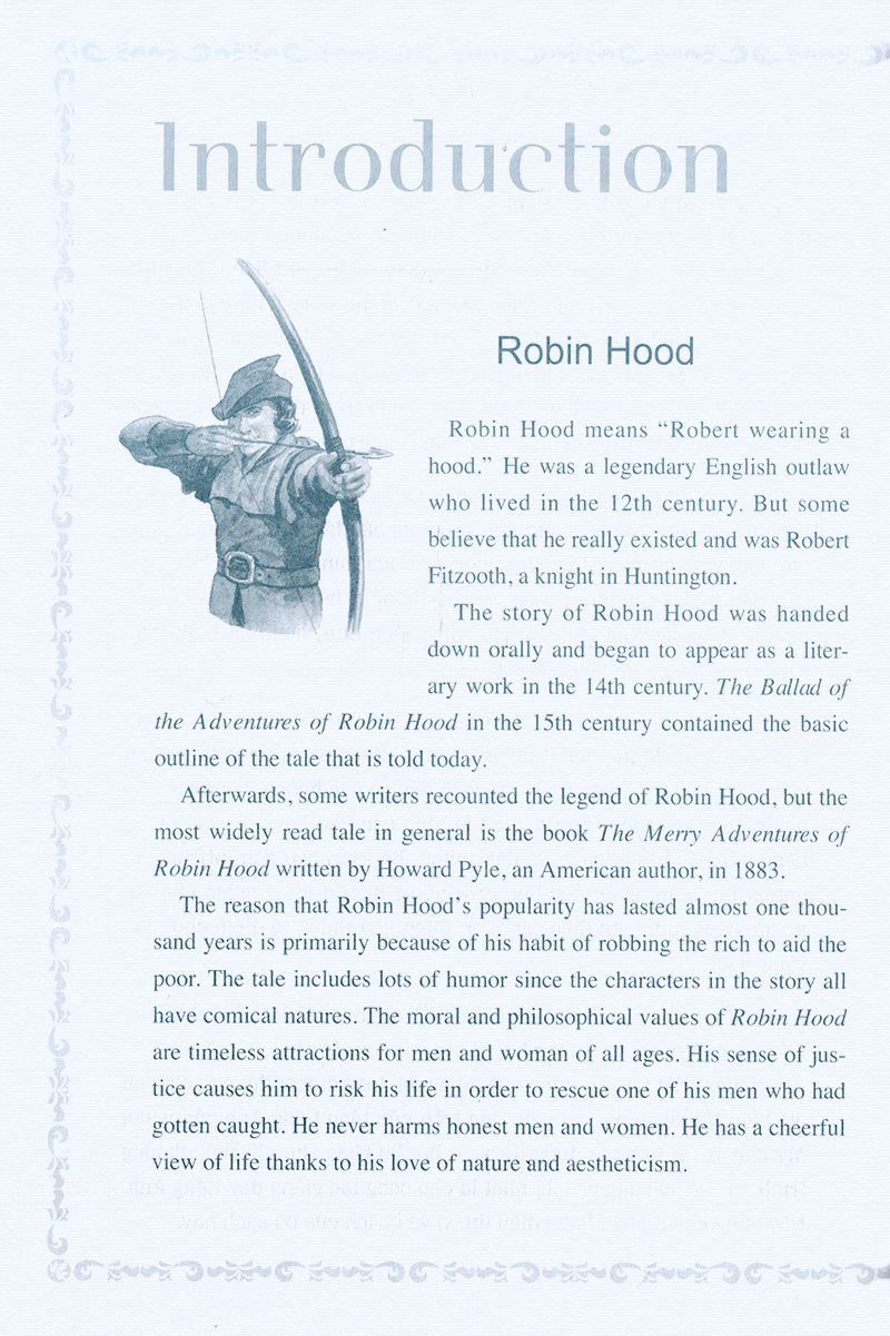 happy reader - robin hood - "thảo khấu" rừng xanh