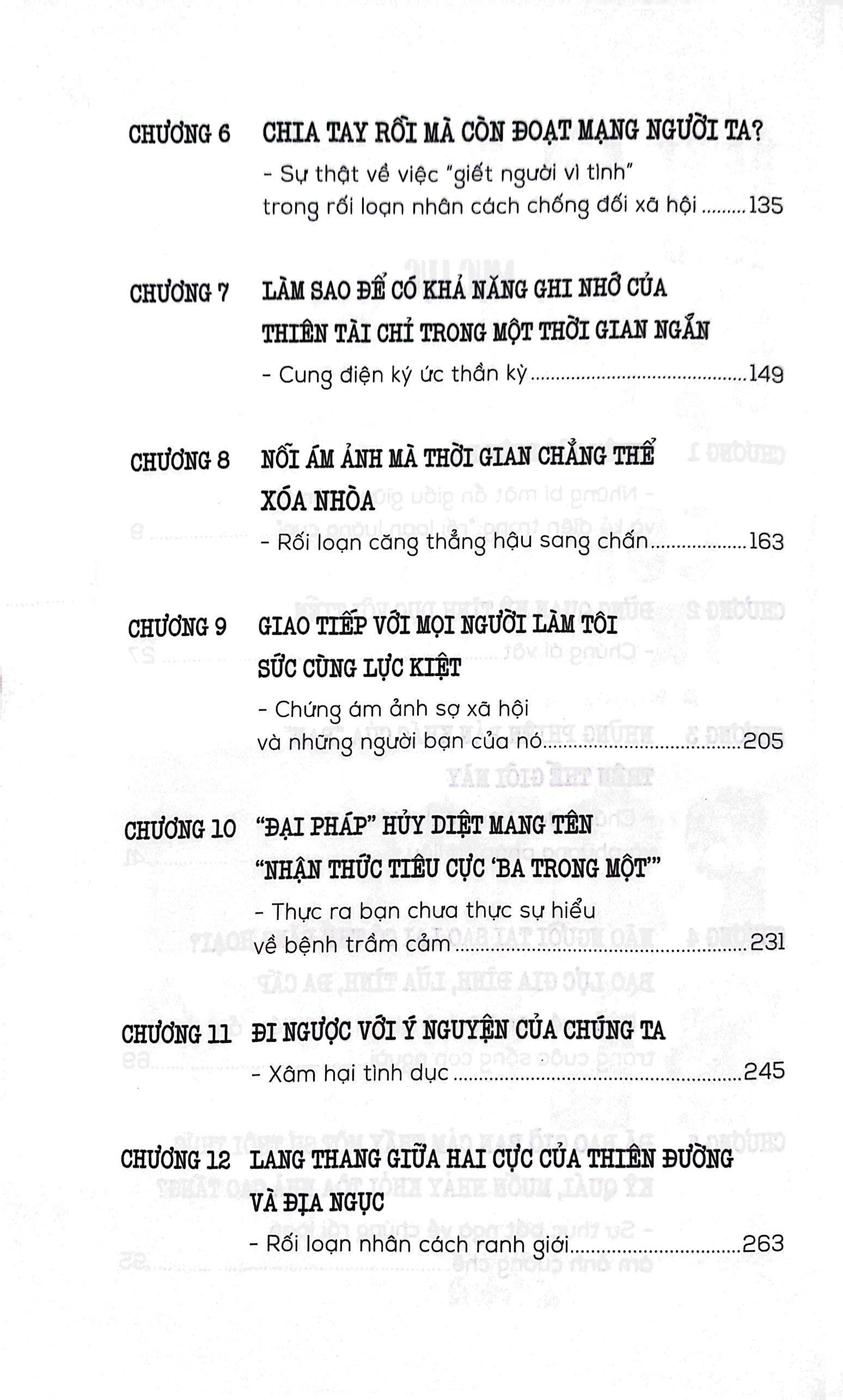 hardcore psychology - con quái vật trong tâm trí - những ca bệnh tâm lý oái oăm