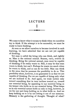 harper perennial modern thought - what is called thinking?