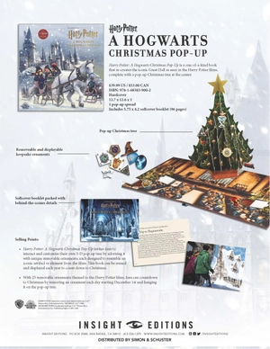 harry potter: a hogwarts christmas pop-up