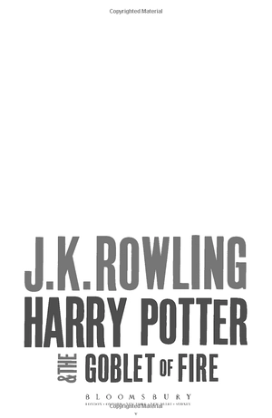 harry potter and the goblet of fire (hardback)