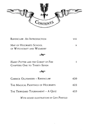 harry potter and the goblet of fire - ravenclaw edition