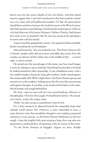 harry potter and the half-blood prince