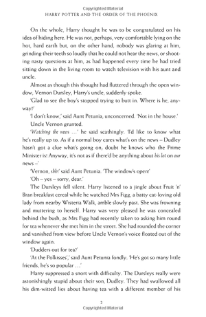 harry potter and the order of the phoenix