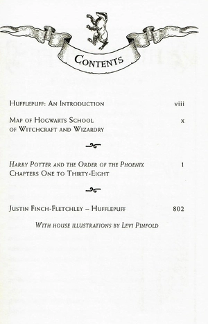 harry potter and the order of the phoenix - hufflepuff edition