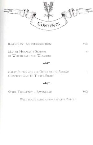 harry potter and the order of the phoenix - ravenclaw edition