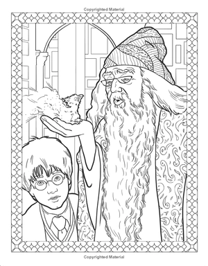 harry potter magical creatures colouring book 2