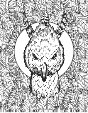 harry potter magical creatures colouring book 2