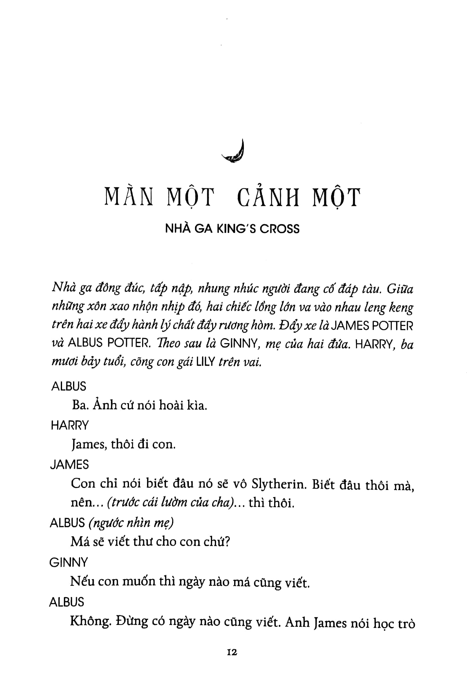 harry potter và đứa trẻ bị nguyền rủa: phần một và hai (tái bản)