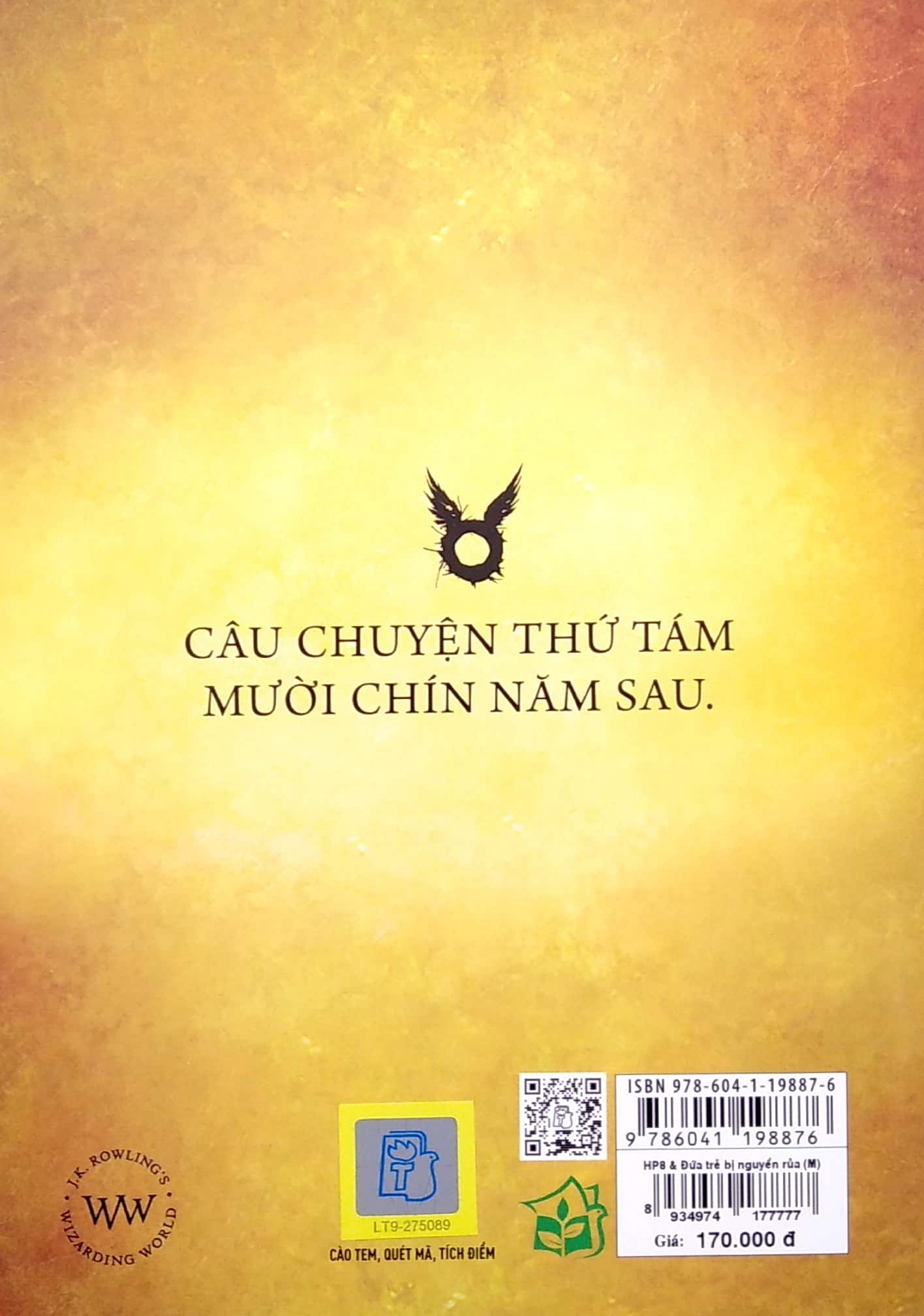 harry potter và đứa trẻ bị nguyền rủa: phần một và hai (tái bản)