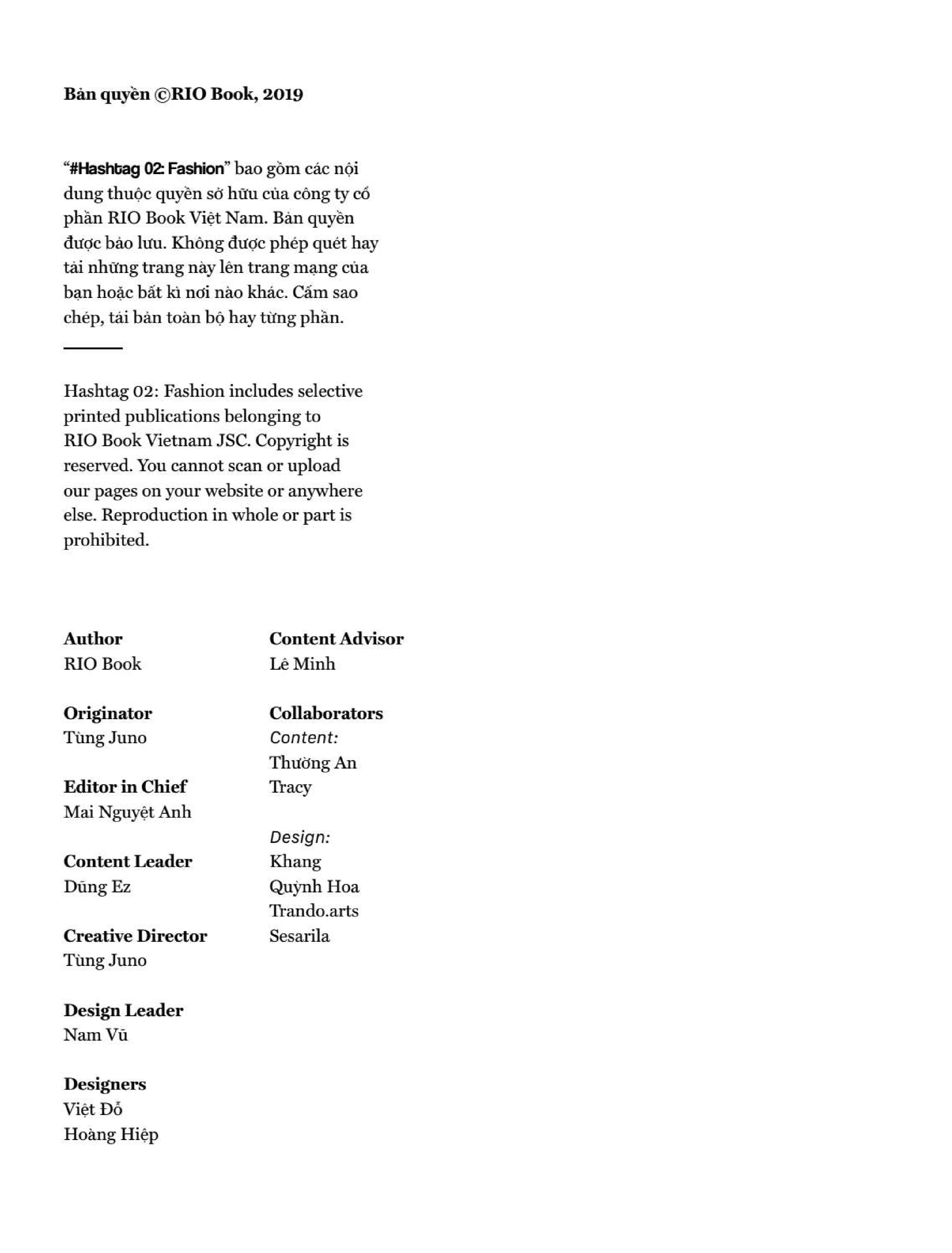 hashtag #02: fashion - kinh doanh thời trang tại thị trường việt nam