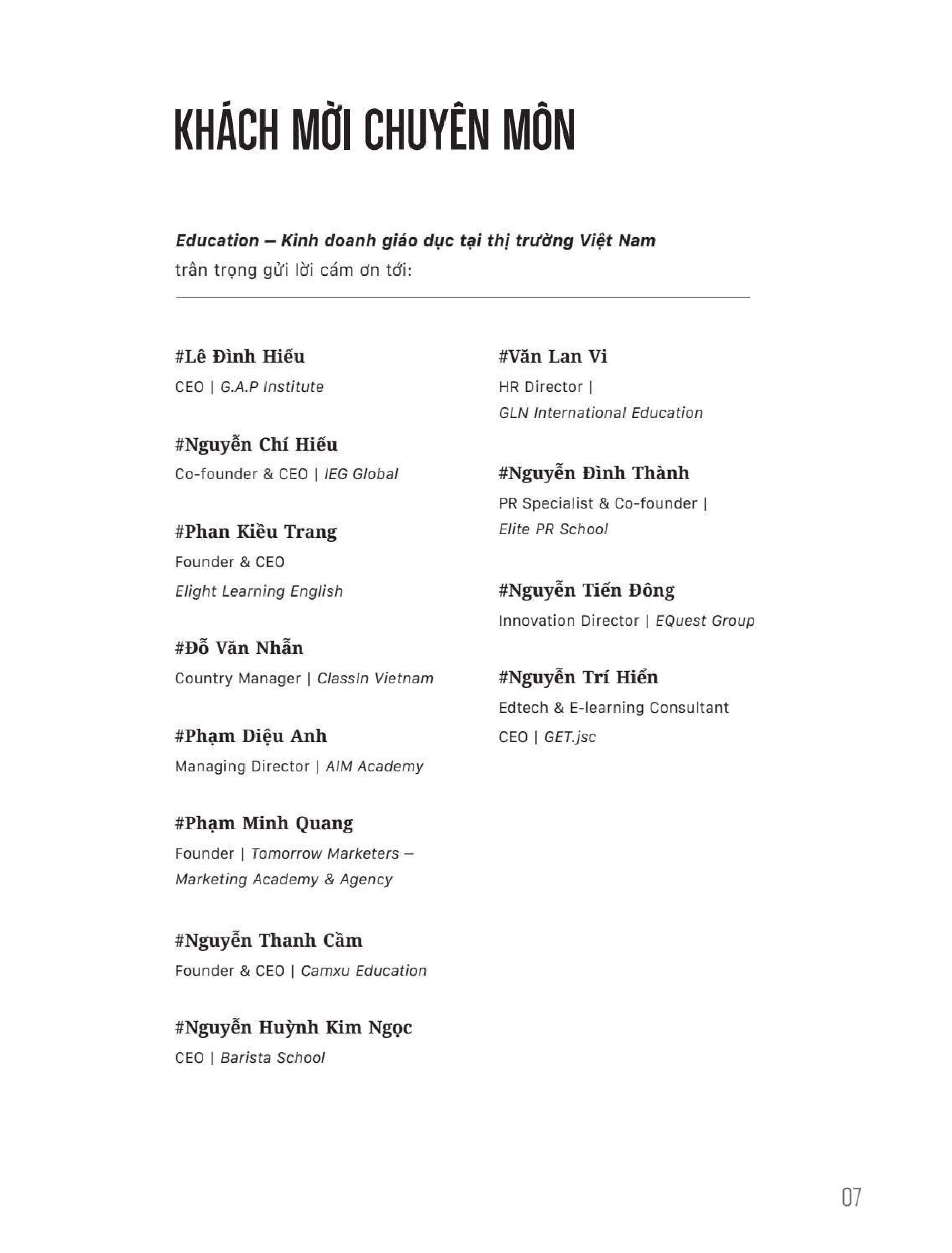 hashtag #5: education - kinh doanh giáo dục tại thị trường việt nam