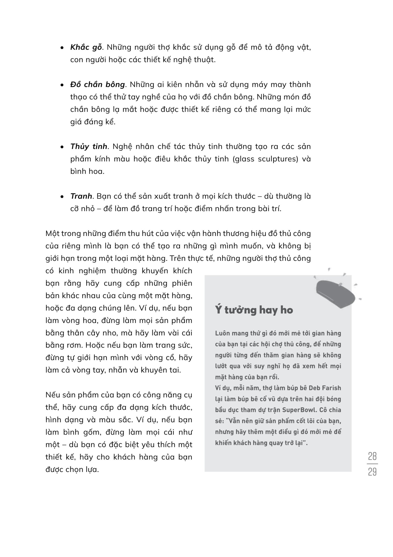 hashtag no.6 craft - khởi sự kinh doanh sản phẩm thủ công