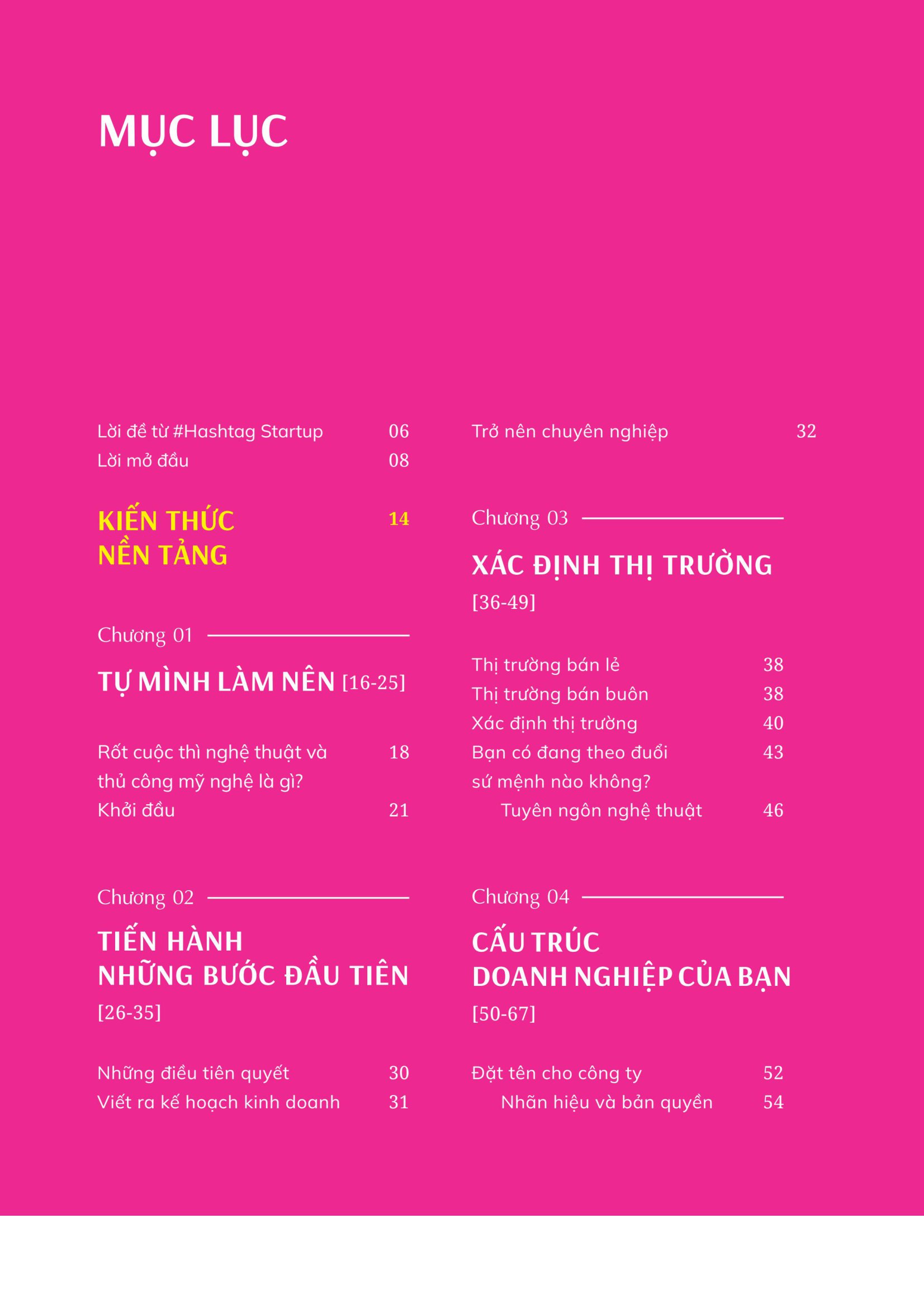 hashtag no.6 craft - khởi sự kinh doanh sản phẩm thủ công