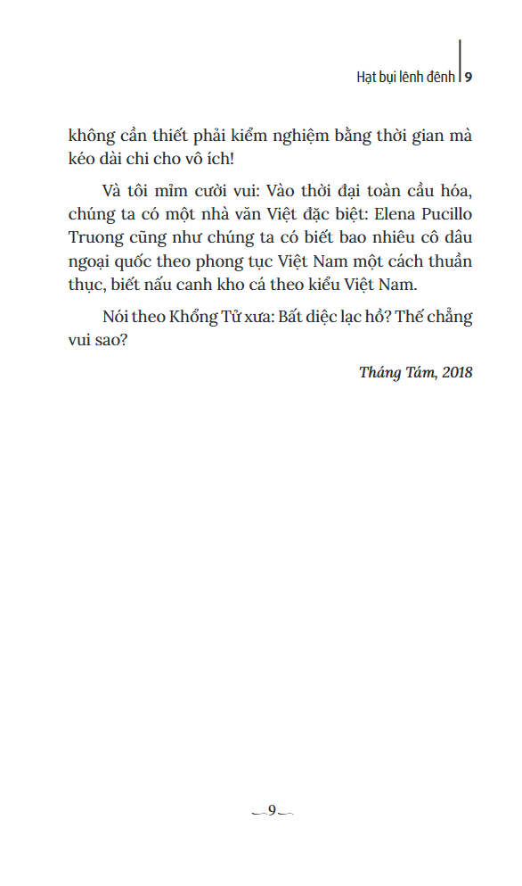 hạt bụi lênh đênh