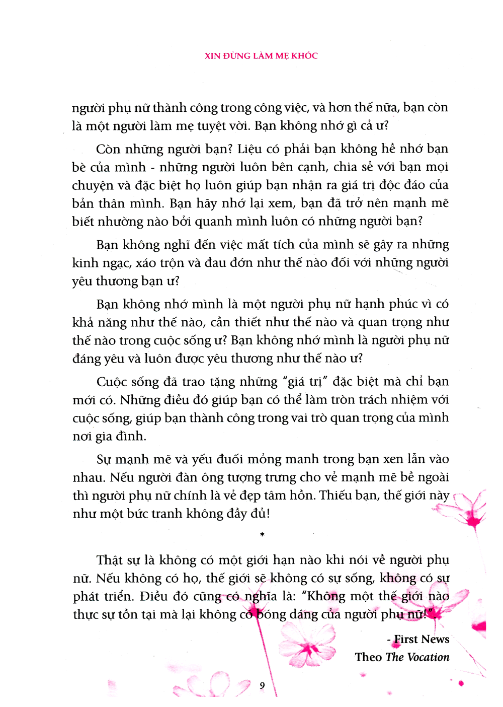hạt giống tâm hồn - xin đừng làm mẹ khóc (tái bản)