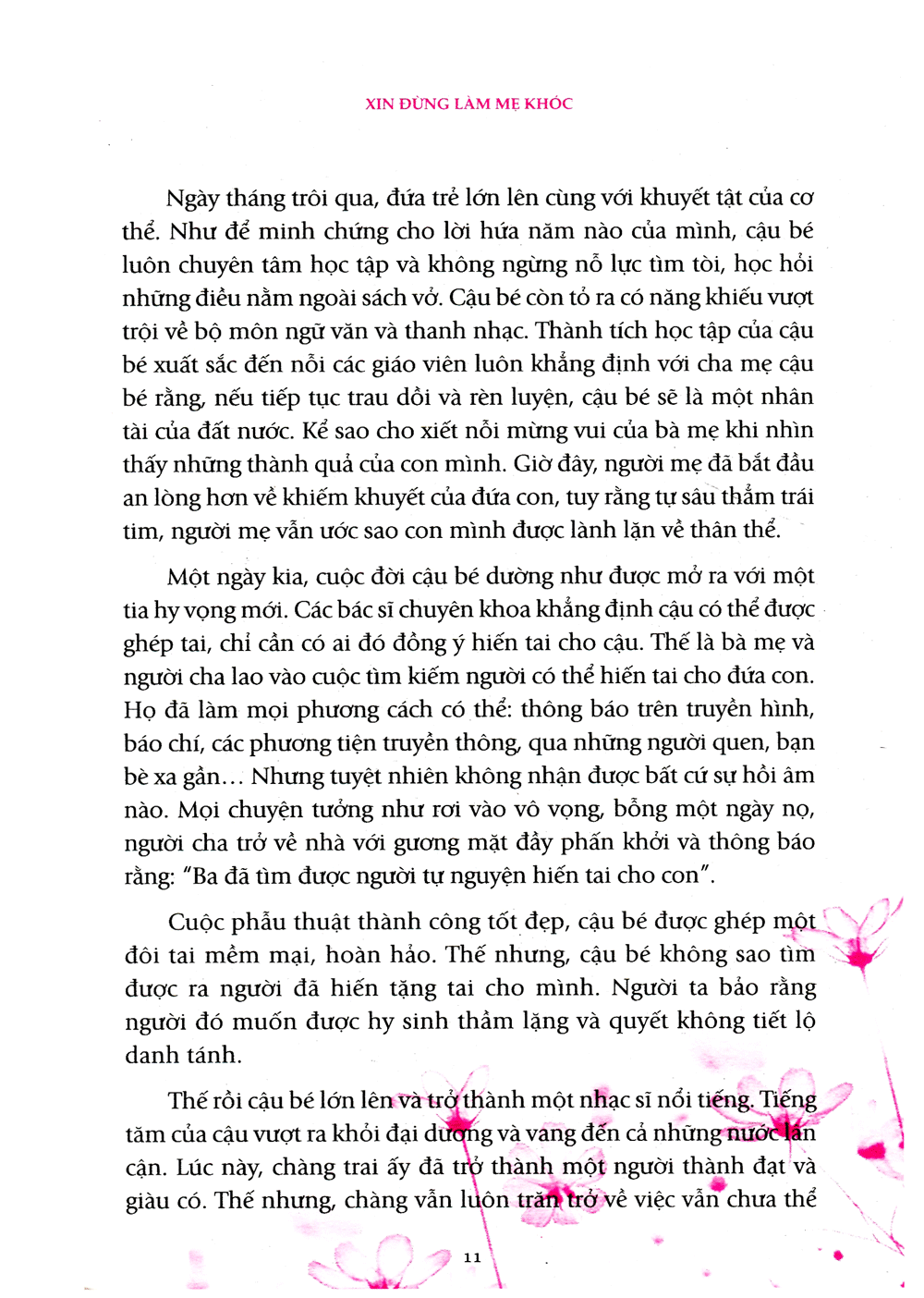 hạt giống tâm hồn - xin đừng làm mẹ khóc (tái bản)