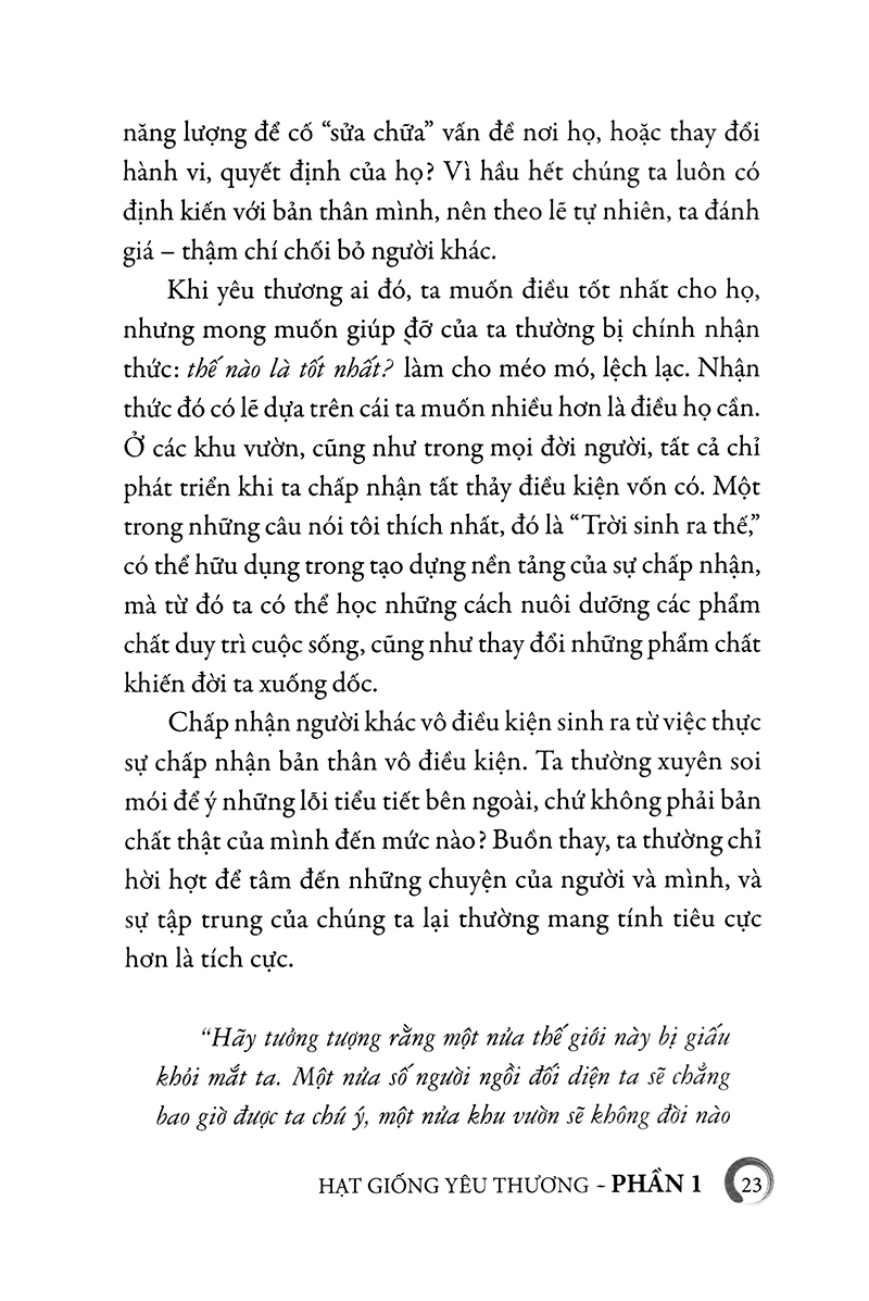 hạt giống yêu thương